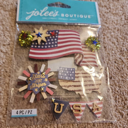 AMERICAN FLAG - Jolee's Boutique Stickers