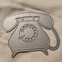 BLOW OUT SALE - RETRO PHONE - GINA MARIE DESIGN DIES