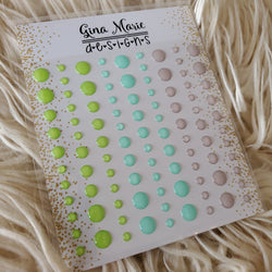 (Back from retirement) DRAGONFLY RAIN CLEAR WITH COLOR ENAMEL DOTS - GINA MARIE DESIGNS