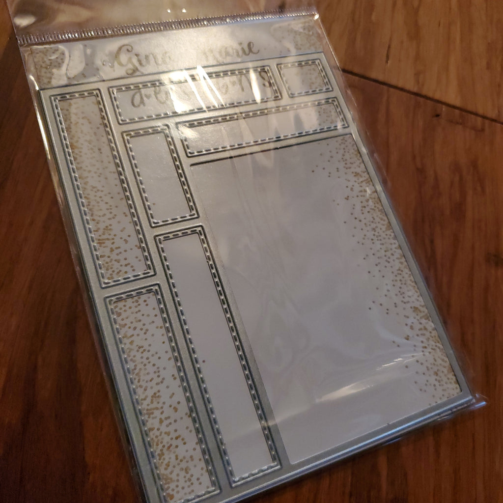 A2 PARTIALLY QUILTED PANEL DIE GINA MARIE DESIGNS Scrapbook Outlet