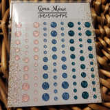 50s DINER SPARKLE ENAMEL DOTS - Gina Marie Designs