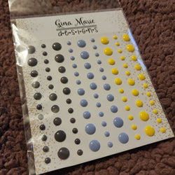 WATER COLOR PAINT GLOSS ENAMEL DOTS - Gina Marie Designs