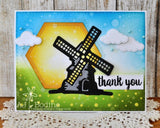 WINDMILL & SHADOW LAYER DIE SET - Gina Marie Designs
