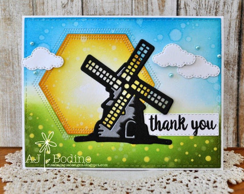 WINDMILL & SHADOW LAYER DIE SET - Gina Marie Designs