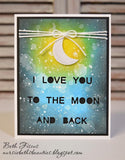TO THE MOON DIE PLATE - Gina Marie Designs