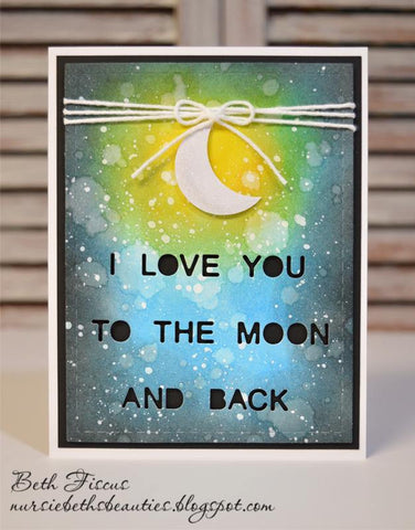TO THE MOON DIE PLATE - Gina Marie Designs