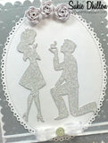ENGAGEMENT COUPLE DIE SET - Gina Marie Designs