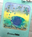 DOT STUDS ON BOTH SIDES OF CUTTING LINE ROUND SQUARE - GINA MARIE DESIGNS