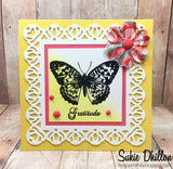 LOTUS BLOSSOM LACE SQUARE DIE SET - Gina Marie Designs