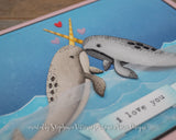 NARWHAL DIE - GINA MARIE DESIGNS
