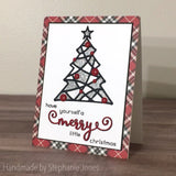 CURLY CHRISTMAS WORD DIES - MERRY - BRIGHT - JOY - Gina Marie Designs