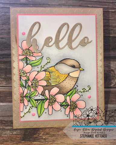 HELLO WORD DIE - GINA MARIE DESIGNS
