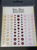 ROMANTIC CLEAR ENAMEL DOTS - GINA MARIE DESIGNS