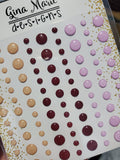 ROMANTIC CLEAR ENAMEL DOTS - GINA MARIE DESIGNS