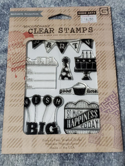 WISH BIG - HERO ARTS CLING CLEAR STAMPS