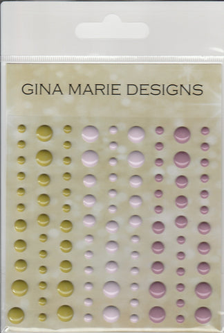 ROSE GARDEN COLOR GLOSS STYLE Enamel Dot Embellishments