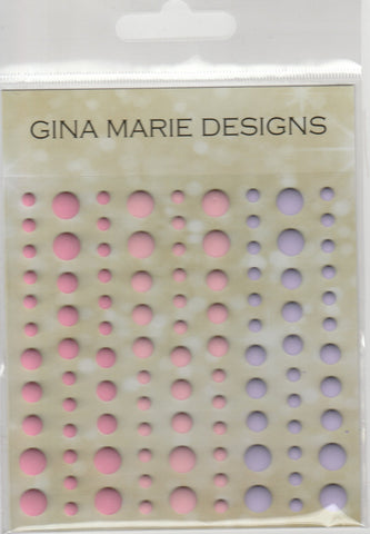 SUNSET COLORS MATTE STYLE - Enamel Dot Embellishments