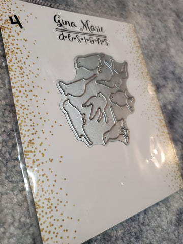 BIRD VARIETY DIE SET - Gina Marie Designs