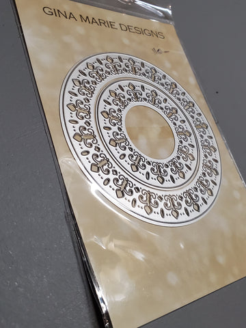 FLEUR CIRCLE DIE SET - Gina Marie Designs