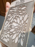 FLOWER BURST TRIO BKGD DIE PLATE - Gina Marie Designs