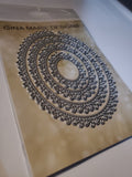 FLOWER PLEATED LACE NESTED OVAL DIE SET - GINA MARIE DESIGNS