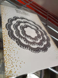 PETITE LOOPED LACE CIRCLE DIE SET - Gina Marie Designs