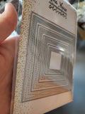 WONKY STITCHED SQUARE DIE SET - Gina Marie Designs