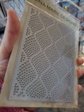 BUBBLED DIAMOND MOSAIC BKGD DIE - Gina Marie Designs