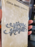 CURSIVE MERRY CHRISTMAS WORD DIE - Gina Marie Designs