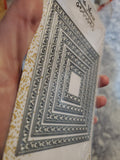 MOSAIC TRIANGLE EDGE SQUARE DIE SET - Gina Marie Designs