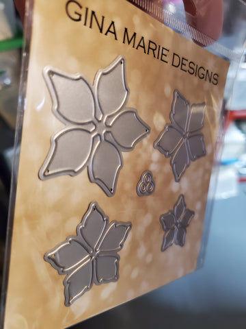 POINSETTIA DIE SET #2 - GINA MARIE DESIGNS