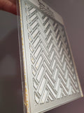 SLANTED BRICKS BKGD DIE PLATE - GINA MARIE DESIGNS