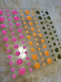 NEON TROPICS GLITTER STYLE ENAMEL DOTS - Gina Marie Designs