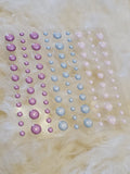 RIVER ROCK CLEAR WITH COLOR STYLE ENAMEL DOTS - Gina Marie Designs