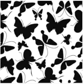 BUTTERFLY BKGD EMBOSSING FOLDER - Gina Marie Designs