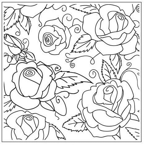 ROSE GARDEN EMBOSSING FOLDER - Gina Marie Designs