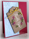 LAYERED STITCHED RHOMBUS - GINA MARIE DESIGNS