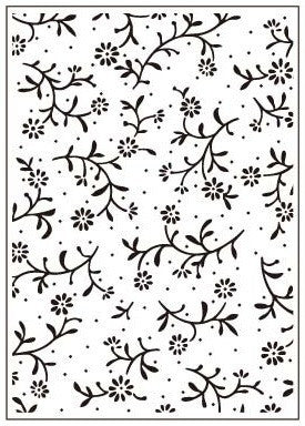 SIMPLE FLOWER EMBOSSING FOLDER - GINA MARIE DESIGNS