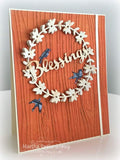 DELICATE FLOWER WREATH DIE - Gina Marie Designs