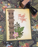 TIKI STATUE DIE - GINA MARIE DESIGNS
