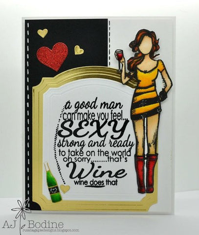 WINE LABELS DIE SET - Gina Marie Designs
