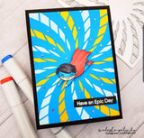 SPIRAL BURST BKGD DIE - Gina Marie Designs