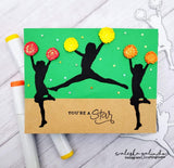 CHEERLEADERS DIE SET - Gina Marie Designs