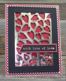 CLOTH TOP JAR WITH HEARTS DIE - Gina Marie Designs