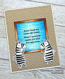 CHEVRON BKGD CUTTING PLATE DIE - Gina Marie Designs