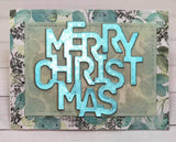 MERRY CHRISTMAS WORD DIE - Gina Marie Designs