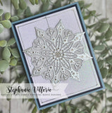 NOW IN - CUT INK & EMBOSS SNOWFLAKE DIE - GINA MARIE DESIGNS