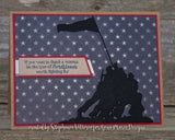 IWO JIMA MILITARY DIE - Gina Marie Designs
