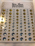 GOLD & SILVER FOIL MIRROR ENAMEL DOTS - Gina Marie Designs