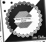 LACEY LATTICE CIRCLE DIE SET - Gina Marie Designs